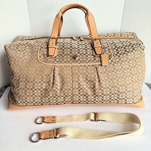 Coach XL Voyage Signature Cabin Duffle Bag F77115